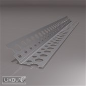 LIKOV Lišta rohová hliníková s prolisem s úhlem135° G-LP  23/23mm, délka 3m